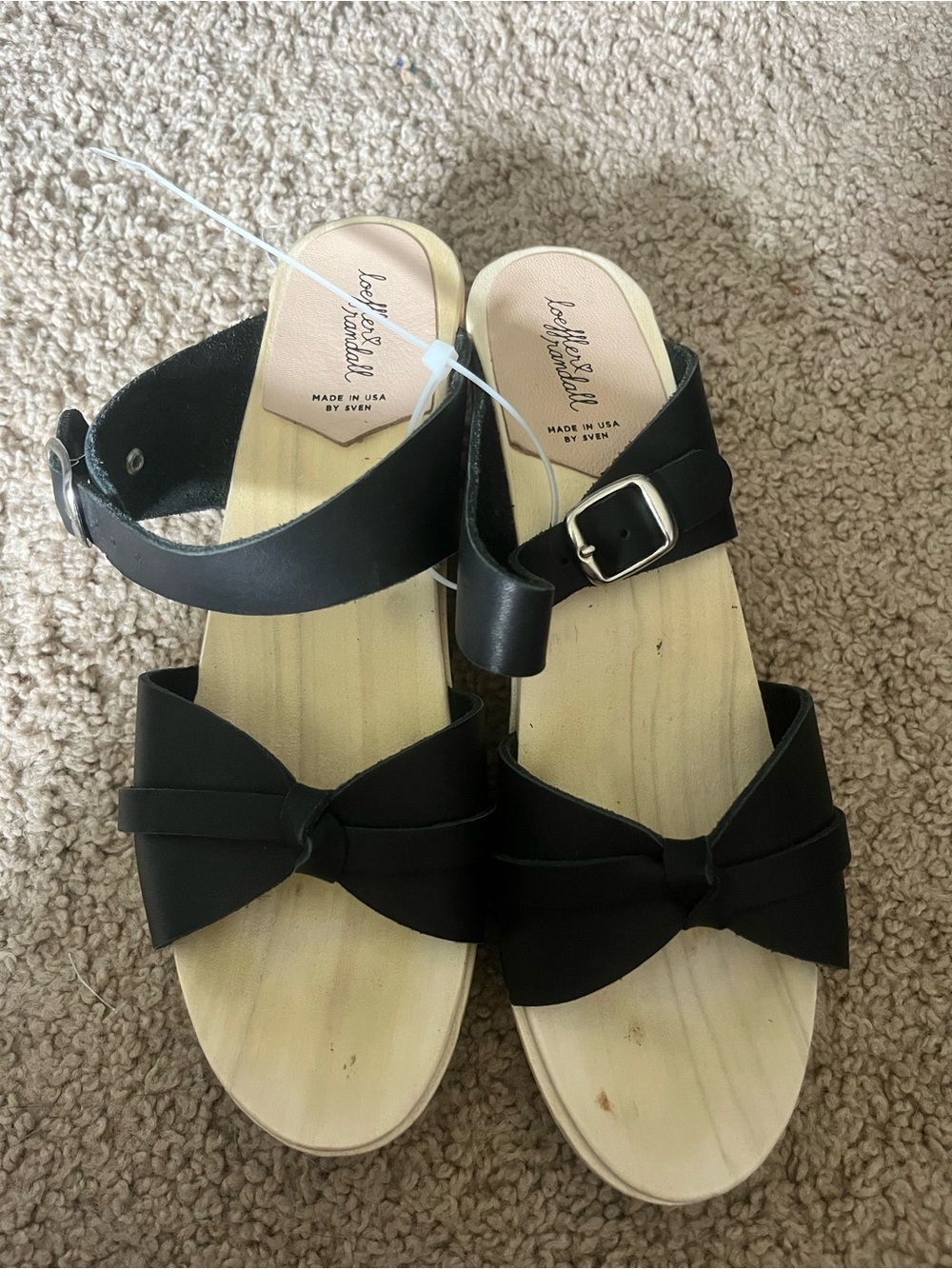 Loeffler Randall Black heel Sandals